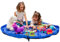 Spielzeug Aufbewahrungstasche für Organizer Taschen Faltbare Teppich Tragbare Organizer Spielzeug Kinder Spielmatte 60 Zoll (150 cm) von Funky Planet.(Blue)