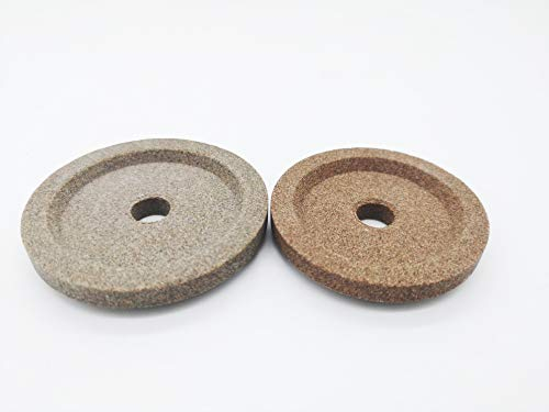 MCM SERVICE COPPIA MOLE SMERIGLIO AFFILATOIO AFFILA LAMA Ø50-8-8mm GC / Ø45-8-8mm FC Made in Italy