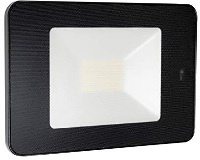 TIBELEC - Projecteur LED Orientable 52W, 4400LM - Avec Détecteur de Mouvement Haute Fréquence, Automatique à Télécommande - Anti-Eblouissement - Protection IP65, Usage Extérieur - Noir