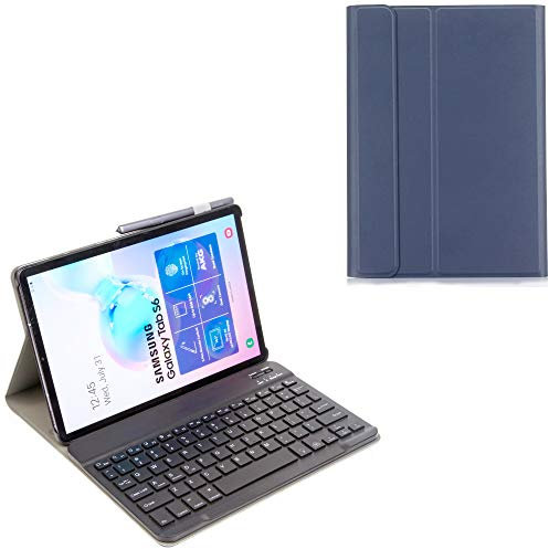 Custodia per tastiera Samsung Galaxy Tab S6 10.5 10.5, custodia in pelle con tastiera Bluetooth staccabile (layout QWERTY USA) per Samsung Galaxy Tab S6 10.5 [SM-T860/T865]
