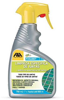 Fuganet, Limpiador para Juntas, Spray, Detergente Spray para Limpiar las Juntas del Pavimento, Baño, Ducha, Cocina, 750ml