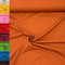MAGAM-Stoffe Sophie Baumwollstoff Uni 100% Baumwolle Oeko-Tex Meterware 50cm (07. Terracotta)