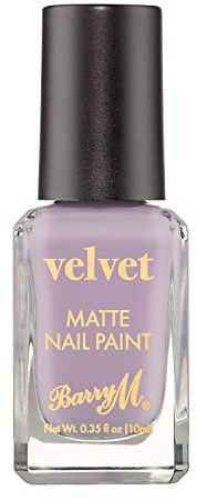 Barry M Cosmetics Matte Velvet Nail Paint, Lilac Lady, 1 Count