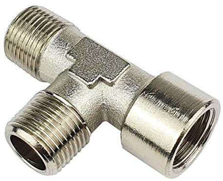 LTE-Einschraubstück G 1/2 Innengewinde - R 1/2 Außengewinde Gewindefitting Messing vernickelt Verbindungsstück Fitting