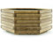 HolzFee Eck Pflanzkasten Akzent 6-Kant Eiche 97 x 57 x 40 cm Holz 6-eckig