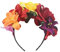 Haarreifen mit Rosen, Blumen im mexikanischen Stil, Blumengirlande für Damen, Kopfschmuck, Haarschmuck für Halloween, Karneval, Partys, Bühnenauftritte