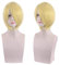 cosplay wig short hair thickened face closed face short hair color bobo headgear color:3021-13/golden yellow