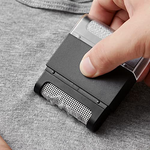Tragbarer Fusselentferner, Fusselentferner mit Doppelkopf fuselrasier Entfernen von Fleece Fuzz Stoff-Flusenrasierer, Portable Lint Remover, Wäschefussel-Rasierer für Kleidung, Pullover Teppich, Wolle