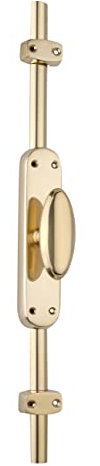 Oval KNOB Door ESPAGNOLETTE Bolt/CREMONE Bolt Upto 2500mm Polished Brass