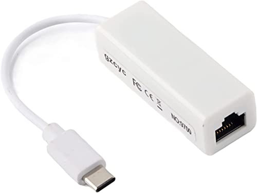USB Type C to Ethernet Adapter 100 Mbps, RJ45 to USB C Thunderbolt 3/Type-C Gigabit LAN Network Speed Adapter Converter Booster FOR Windows, Mac,Linux