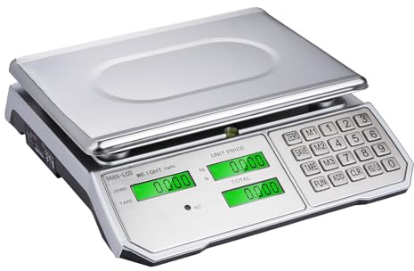 KATSU Digital Computing Scale 30KG /10g with LCD Display Electronic Calculating Weighing Fruits Veggi Meat Scale 833121