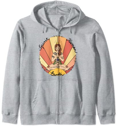 Yoga Soul Damen Shirt Kapuzenjacke