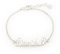 Doble Aro - Pulsera Personalizable con Nombre Unicornio en Plata de Ley | de Estilo Sofisticado | Regalo Ideal tanto para Cumpleaños, Amigas, como para el Día de la Madre