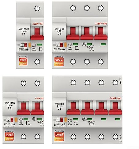 Leistungsschalter für Tuya 40A WiFi Smart Circuit Breaker Leistungsschalter Überlastschutz - 3P