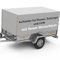 INDIGOS UG - Schriftzug Aufkleber Wunschtext - bis 140 cm - Autoaufkleber für Autoanhänger Zubehör - LKW Plane - Wunschtext für Anhängerplanen, LKWplanen, Werbeplanen & Gerüstplanen mehrzeilig