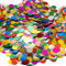 CC wonderland zone 100g Konfetti Rund Bunt(Φ1.5cm),Tischkonfetti Metallic Mehrfarbig für Party Hochzeit Dekoration
