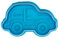 Staedter Städter Präge-Ausstecher Auto 7 cm Hellblau