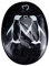 Positivity Pebble, A Little Pocket Hug Decoration, Engraved Keepsake Pebble Ornament for Birthday Favor, Black