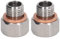 Adaptateur de Raccord Métrique 2 Pièces 1/8NPT Femelle Vers Connecteur Métrique Mâle M12x1,25 avec Joint, Boulons Banjo Raccords de Conduite de Frein pour la Réparation