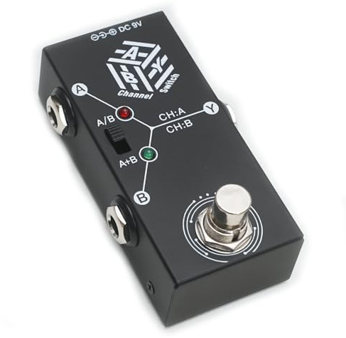 ABY Box Line Selector AB Switch Mini Guitar Effect Pedal True Bypass -ABY Channel Switch