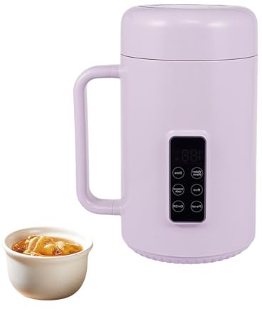 Pentola elettrica portatile – 1000 ml tazza per stufato elettrico, fornello per pasta antiaderente, fornello elettrico durevole, bollitore elettrico digitale per la casa all'aperto