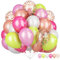 Tropische Luftballons Hawaii Deko 60 Stück 12 Zoll Grüne Rosa Ballons Flamingo Sommer Geburtstag Party Roségold Konfetti Latex Ballons Strand Hochzeit Party Dekoration Aloha Luau