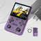 Console di gioco portatile K36, videogiochi Plug & Play, console di gioco retrò portatile, scheda 64G e oltre 20 emulatori, schermo IPS da 3,5 pollici (64G purple)