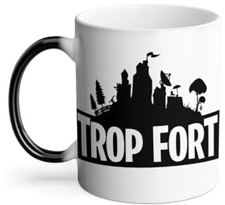 Mug Thermo-réactif Tasse Magique - Trop Fort(nite) Jeux Vidéo Enfant Passion - 325 ml