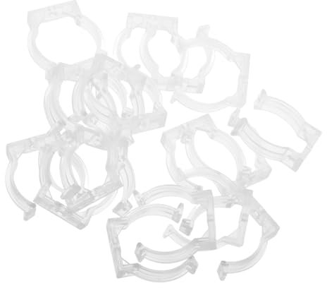 Mikinona -röhrenlicht-befestigungsclip 20 Stück Kunststoff-lampenrohrclips Für Leuchtstoffröhren Vielseitig Und Sicher