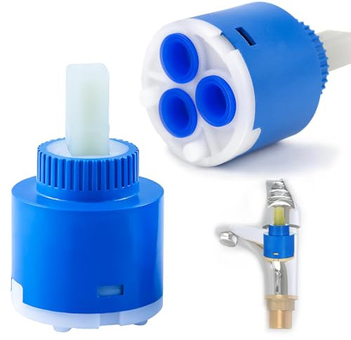 2 Artículos Cartucho Grifo Monomando Válvula de Grifo de Repuesto de VáLvula de Repuesto 35 mm Cartuchos de Accesorios para Grifos de Cocina Grifos de Lavabo Grifos de Ducha etc
