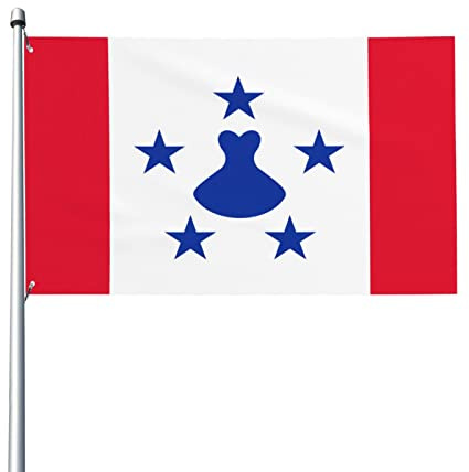 Flagge der Austral-Inseln, 90 x 150 cm, für den Außenbereich, Garten, Dekoration, Banner, Innenbereich, Familie, Urlaub, Mode, Party, Dekoration