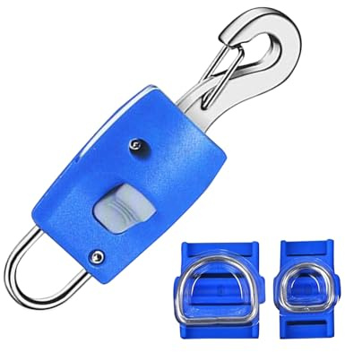 Clip für Hundeleine – Magnetischer Verriegelungsclip für Seil mit Schnellverschluss | Anschluss mit Verriegelung für Spaziergänge, Wandern, Camping, Garten