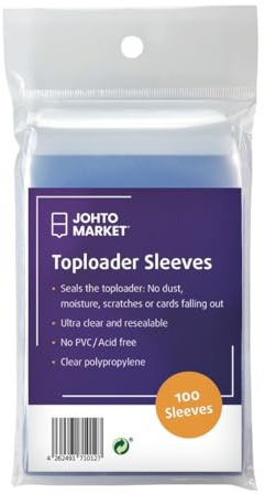 Toploader Sleeves 100 Stück – Resealable Schutzhüllen für 3x4 Toploader – Archivierungssicher & wiederverwendbar – JohtoMarket