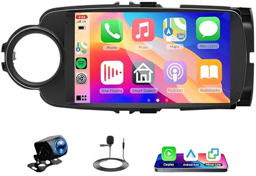9 Android 14 Autoradio 2 din per Toyota Yaris Grmn 2012-2017 Navigatore Schermo Per Auto Carplay Wireless Android Auto Autoradio Bluetooth stereo GPS WiFi FM RDS AHD Camera 2+32G