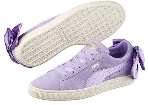 PUMA Suede Bow Women's Trainers Purple Rose-Purple Rose 6