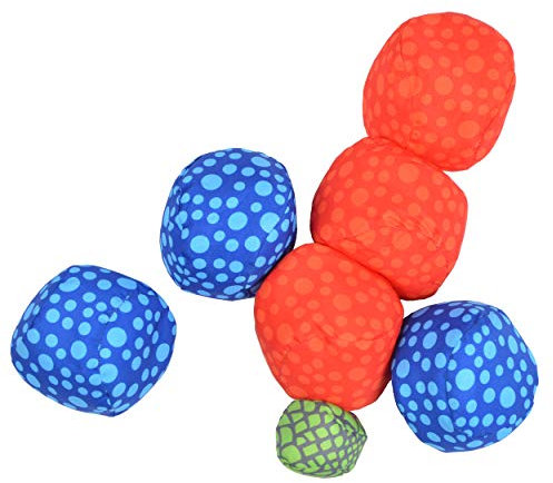 Juego de Bolas de Petanca Extrema Set de Bolas de Petanca Suaves, Street-Boccia, Cross Country Petanque con Bolsa de Transporte Siempre Juega en Todas Partes y al Aire Libre