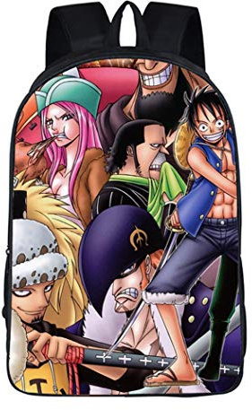 WANHONGYUE One Piece Anime Backpack Rucksack Büchertasche Schultasche für Schüler Jungen Mädchen /7