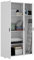 DEKIT GRUPO RIMOBEL Armario Multiusos 3 Puertas, Blanco, 116x190x35cm