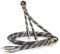 SKW Upgrade Audiophile Cinch Audio Cable, Adaptador convertidor de Sistema de Alta fidelidad 2RCA Macho a 2RCA Macho con Cable Cinch de 12.8 mm (1.5M, Negro)