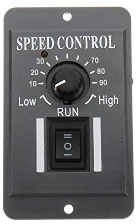 DollaTek DC 6A Motor Drehzahlregler Verlangsamen Motor Controller Positive und Negative Drehschalter 12V / 24V / 36V / 48V