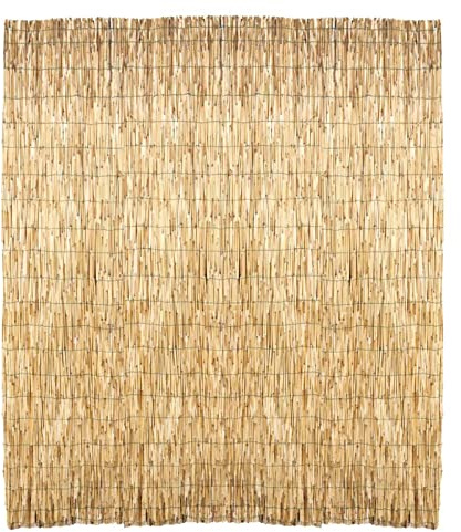 Arella en cannes de bambou naturel Ø 5 mm, tige pour clôture 150 x 300 cm