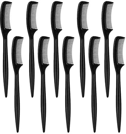 zalati Lot de 10 mini peignes à cils en plastique pour sourcils