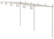Norheim Pérgola de Jardín, Pérgola Metálica, Pérgola Terraza Exterior, Pérgola Marrón Antiguo 6x3x2,5 m Hierro