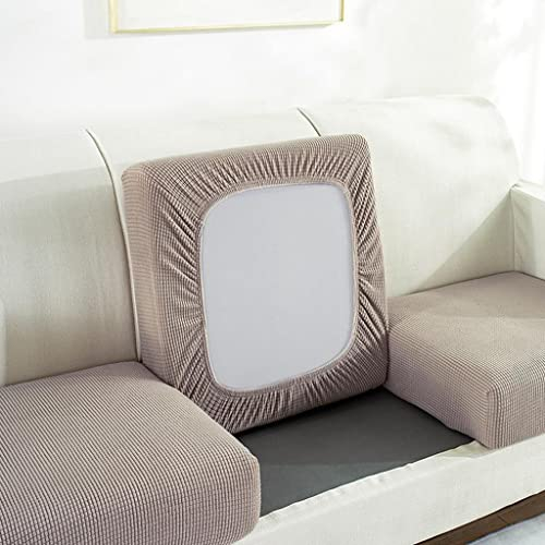 Sofa Sitzkissenbezug L Form Stretch 4/3/2/1 Sitzer Samt Baumwolle Sofabezug Grün/Braun/Schwarz/Rot/Groß Elastische Couch Kissenbezüge Husse Überzug Bezug Für Sofa Sitzkissen ( Color : #3 , Size : 1 se