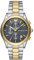 Emporio Armani Uhr für Herren , Chronographenwerk, 42MM Silberfarbenes Gehäuse aus recyceltem Edelstahl (Mindestens 50%) mit einem Armband aus recyceltem Edelstahl (Mindestens 50%), AR11527