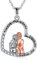 YAFEINI Schwester Halskette für Mädchen 925 Sterling Silber Schwester Anhänger Kette Schmuck Geschenk für Damen Freund Mädchen (Herz Schwester Halskette 4)