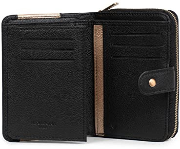 Hexagona Portefeuille Ref 58990 Noir 13.5 * 10 * 4 cm