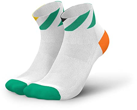 INCYLENCE Platforms Short gepolsterte Laufsocken kurz, schweißableitende Running Socks für Damen und Herren, atmungsaktive low cut Sportsocken mit Anti-Blasen Schutz, leichte Kompression, 35-38