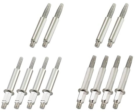 Haishine Afilador de Cadena de Motosierra, Afilador de Motosierra Diamante Afilador de Cadena de Motosierra de Manivela para Motosierra Leñador y Jardinero (12PCS)