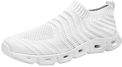 Stivali Uomo Gomma Stivali Uomo Alti Pelle Scarpe Uomo 47 Stivali Uomo Pelle Cowboy Bianco #1 12.99
